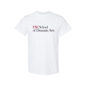 USC Trojans Unisex School of Dramatic Arts White T-Shirt